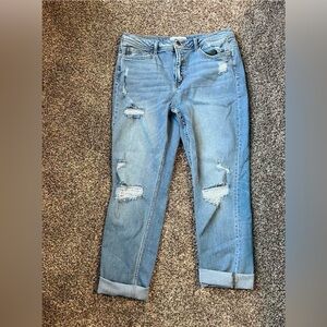 Flying Monkey Light Blue Distressed Jeans